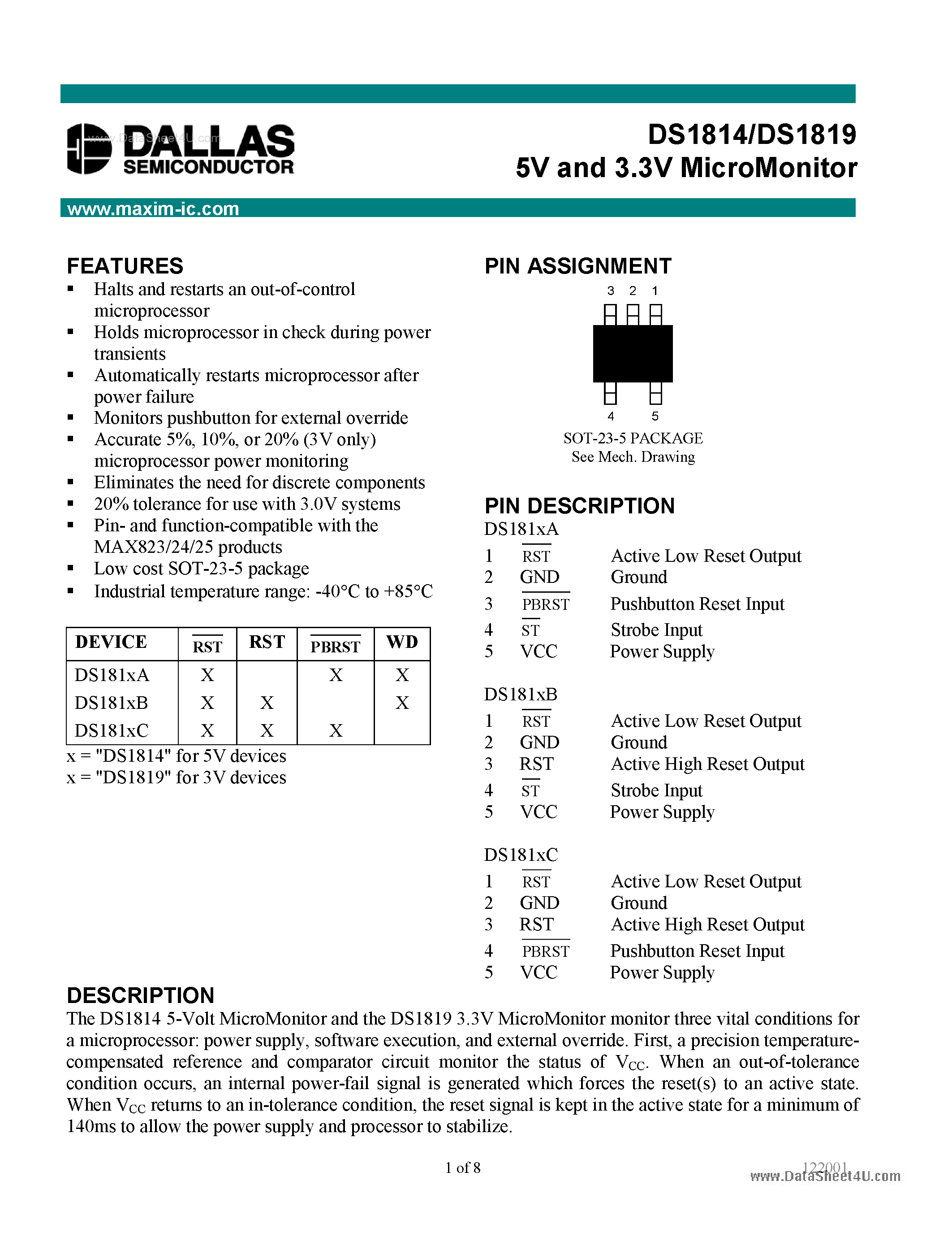 Reset low. Jc5r даташит. Ht8691r Datasheet. 79l05 Datasheet. Dallas Semiconductor.