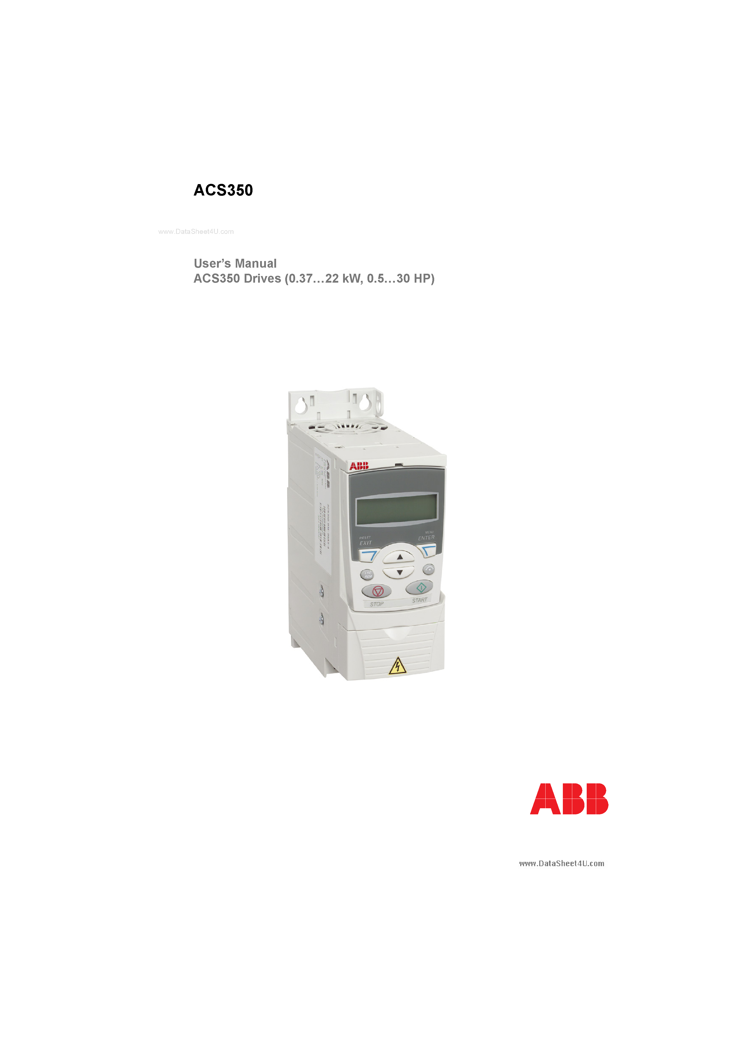 Даташит ACS350 - User Manual страница 1