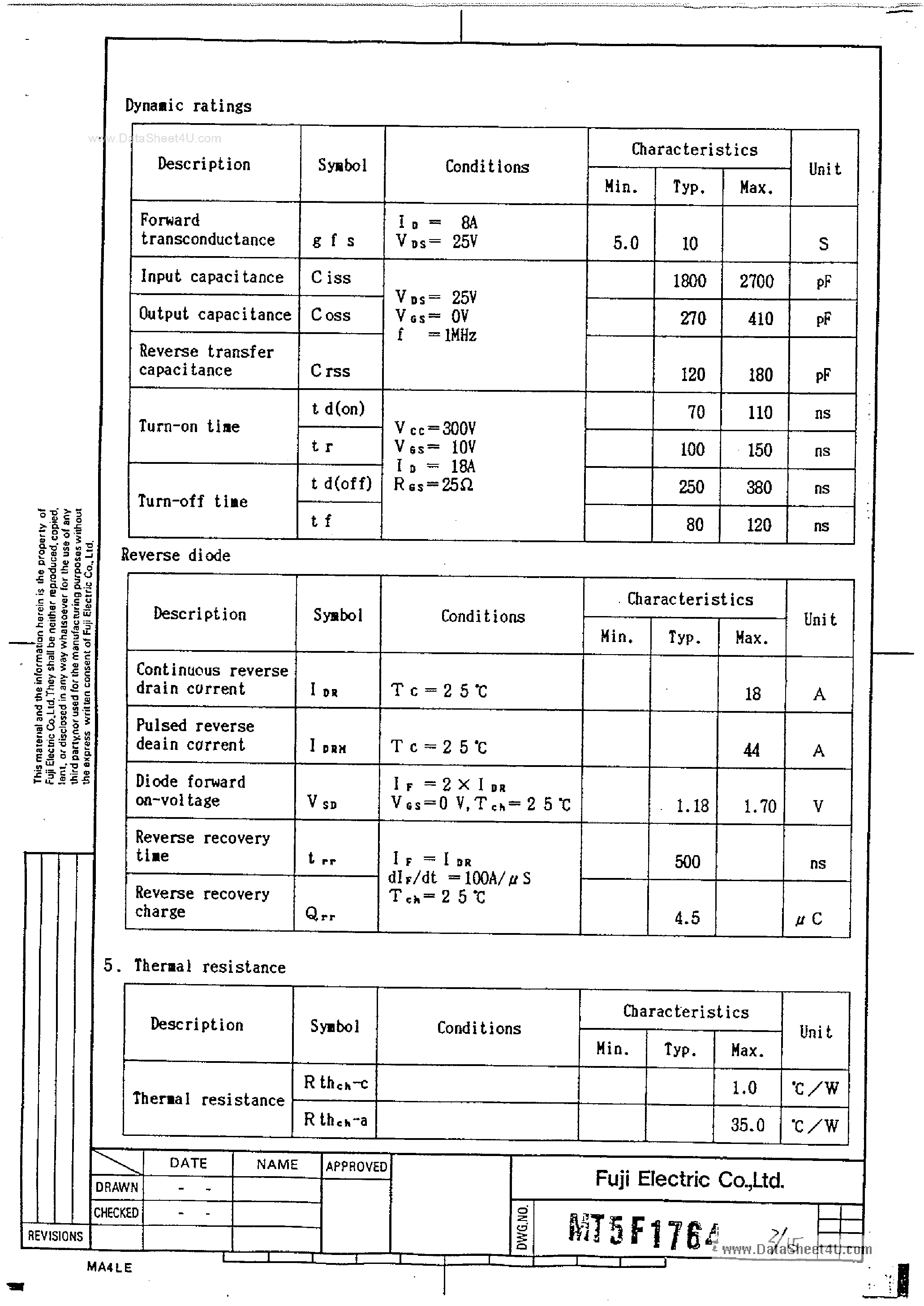 Datasheet K1018 - Search -----> 2SK1018 page 2