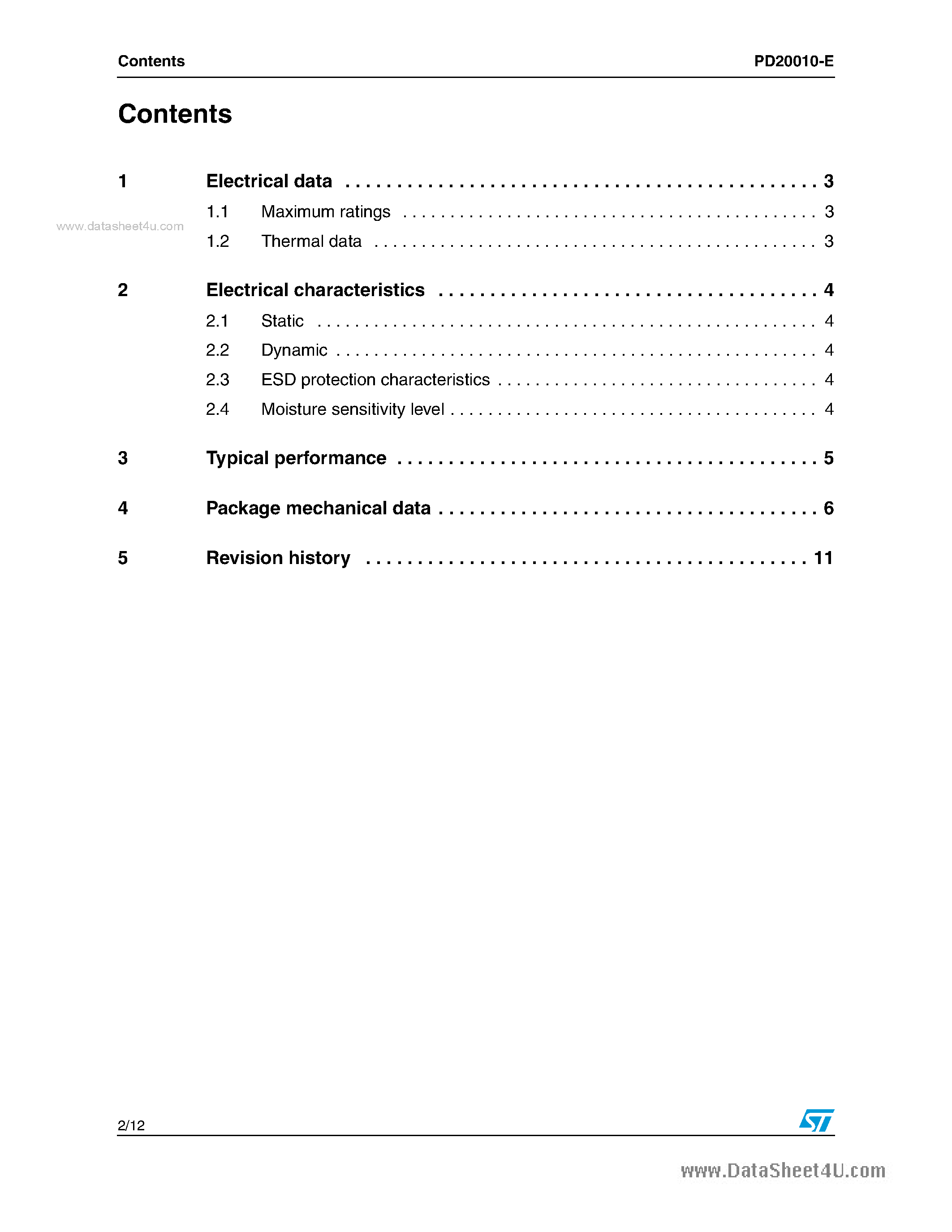 Даташит STAP85050 - RF power transistor страница 2