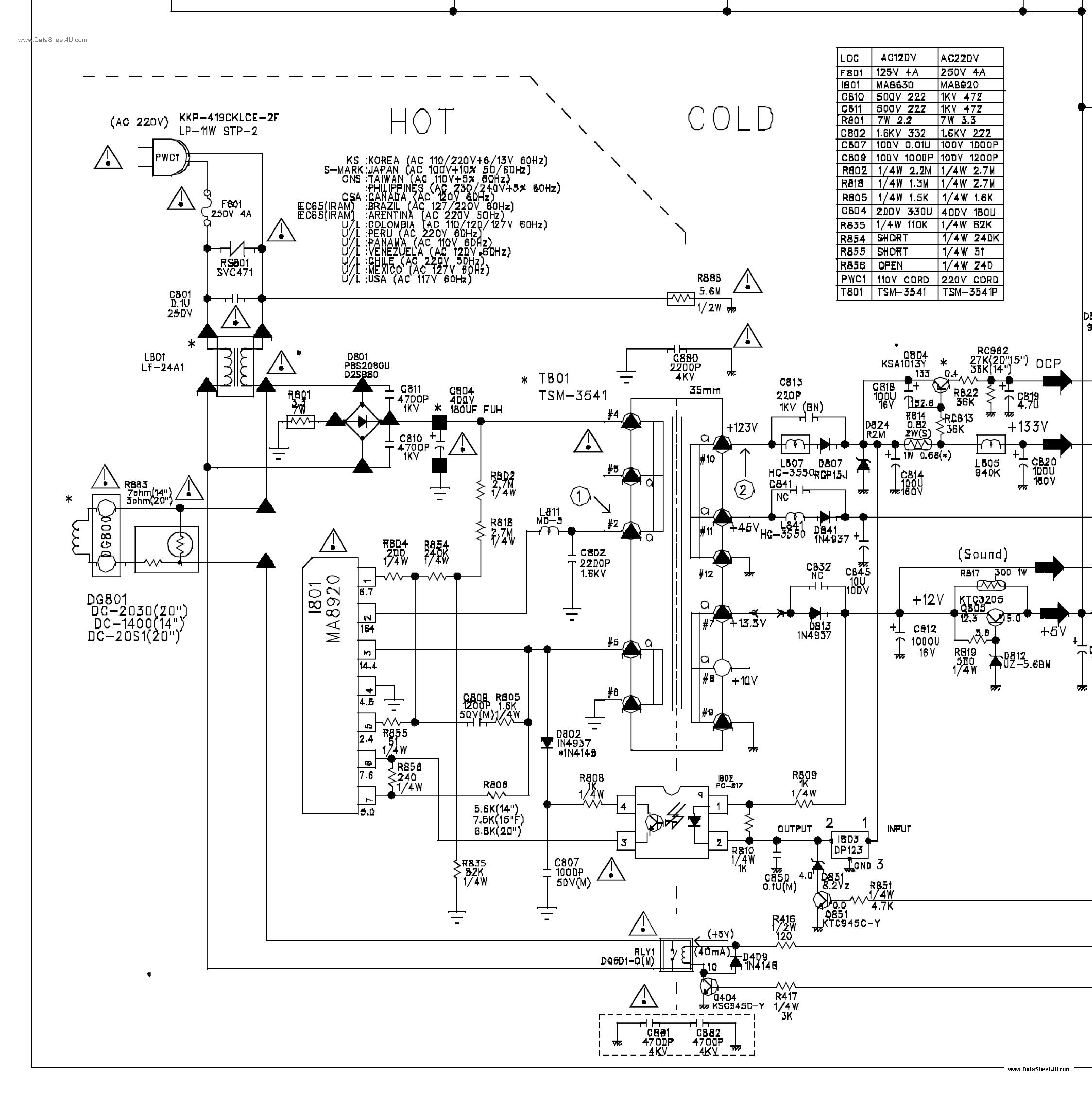 Даташит MA8920 - MA8920 страница 1