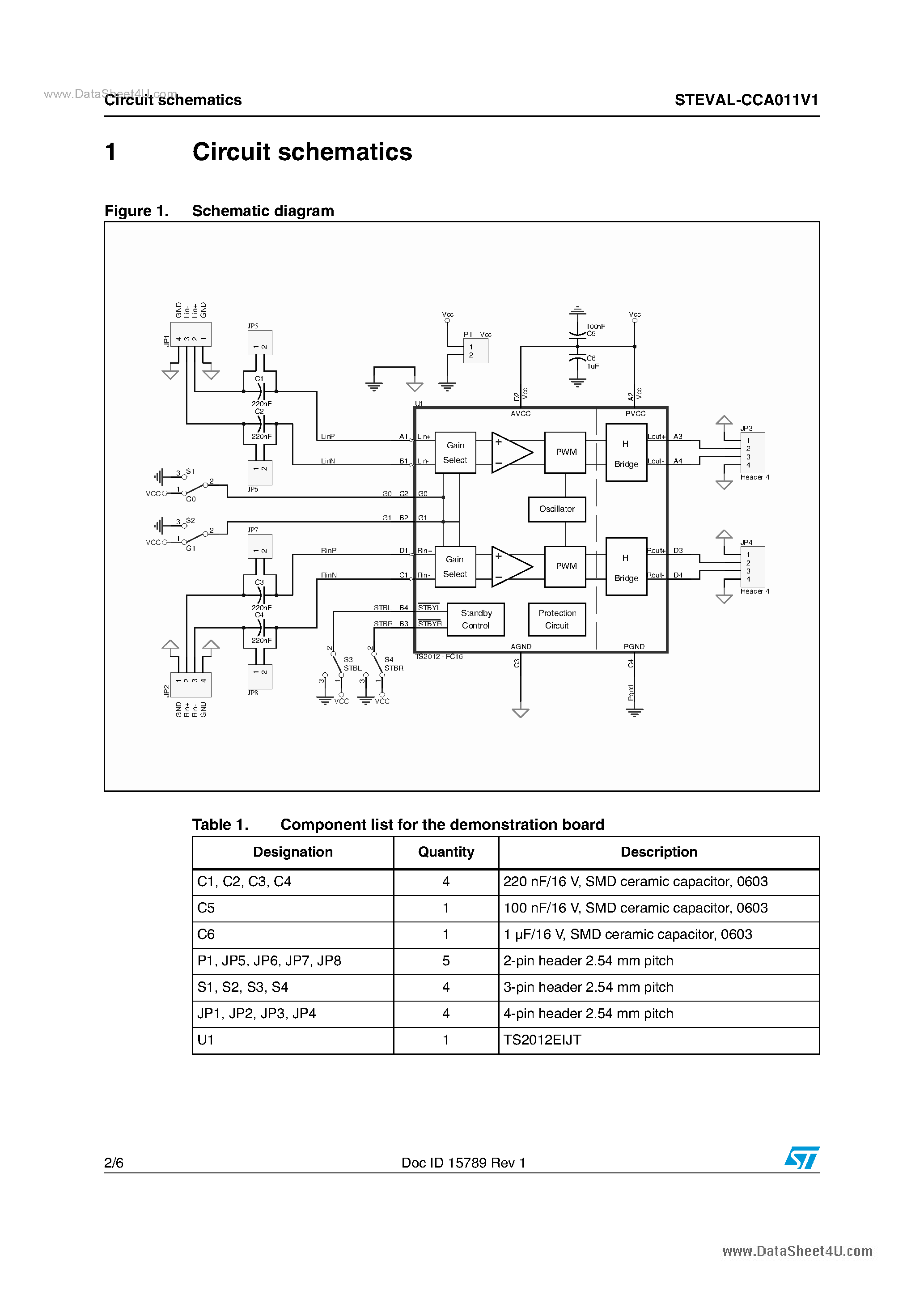 Даташит STEVAL-CCA011V1 - Product Evaluation Boards страница 2