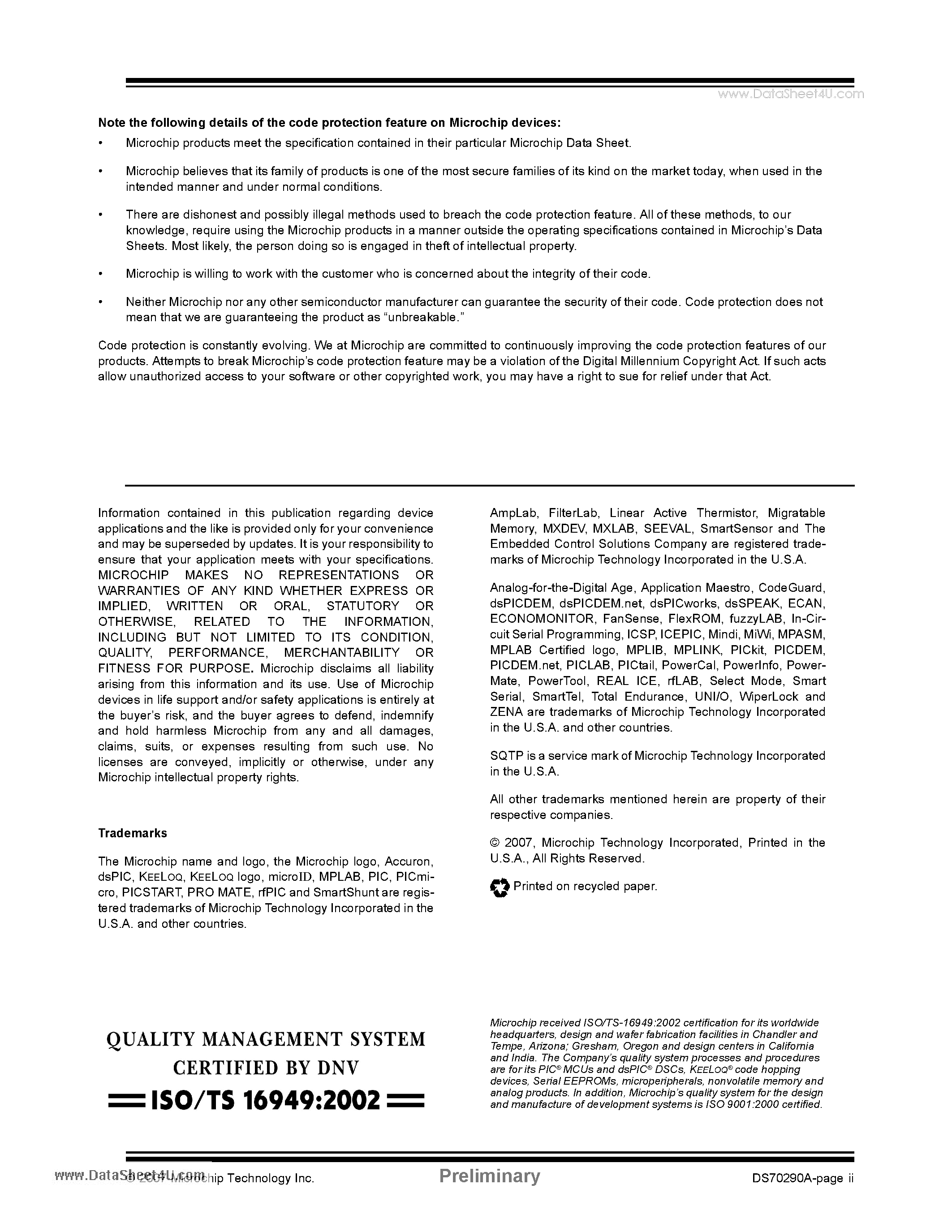 Datasheet DSPIC33FJ32GP202 - E/ML - High-Performance 16-Bit Microcontrollers page 2