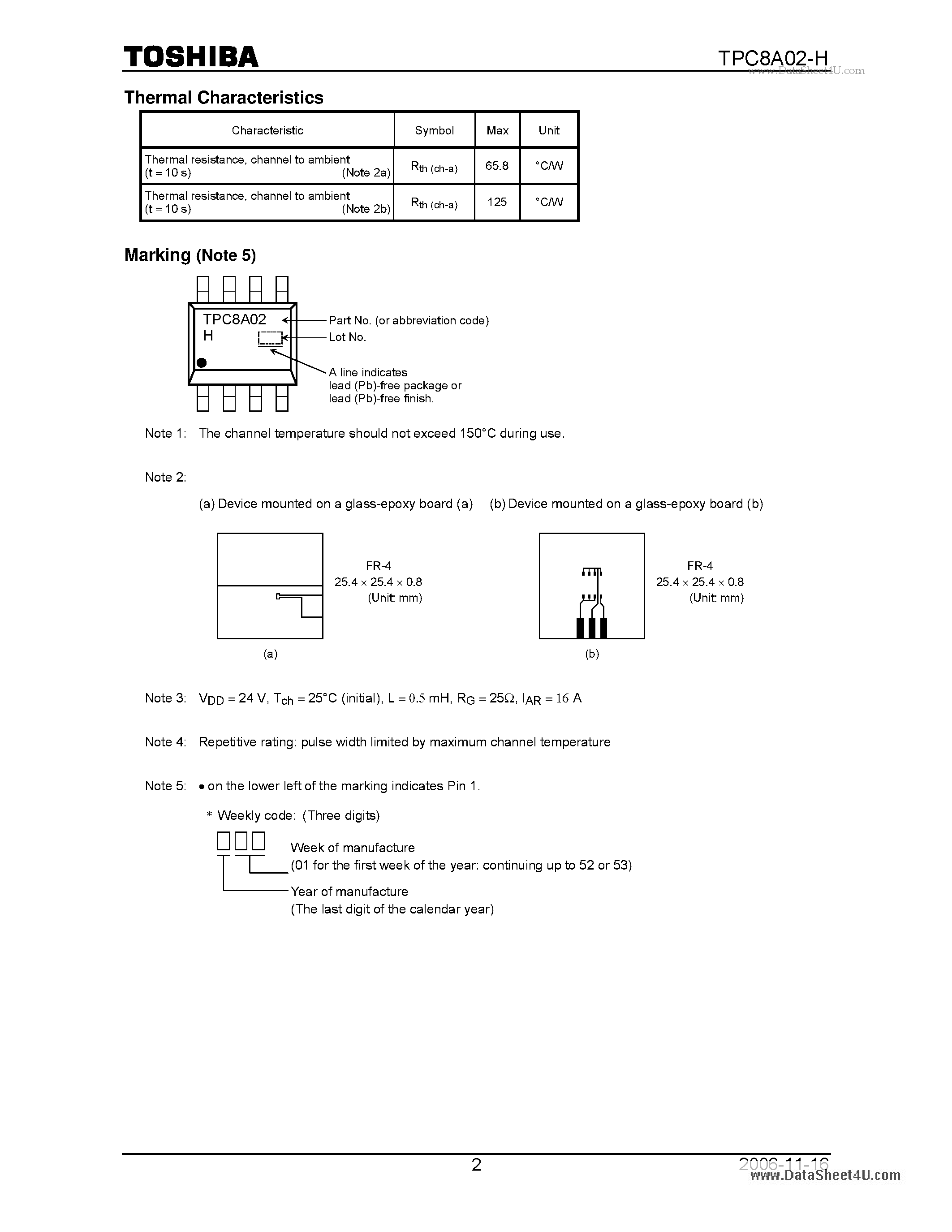 Даташит TPC8A02-H - High-Efficiency DC/DC Converter Applications страница 2