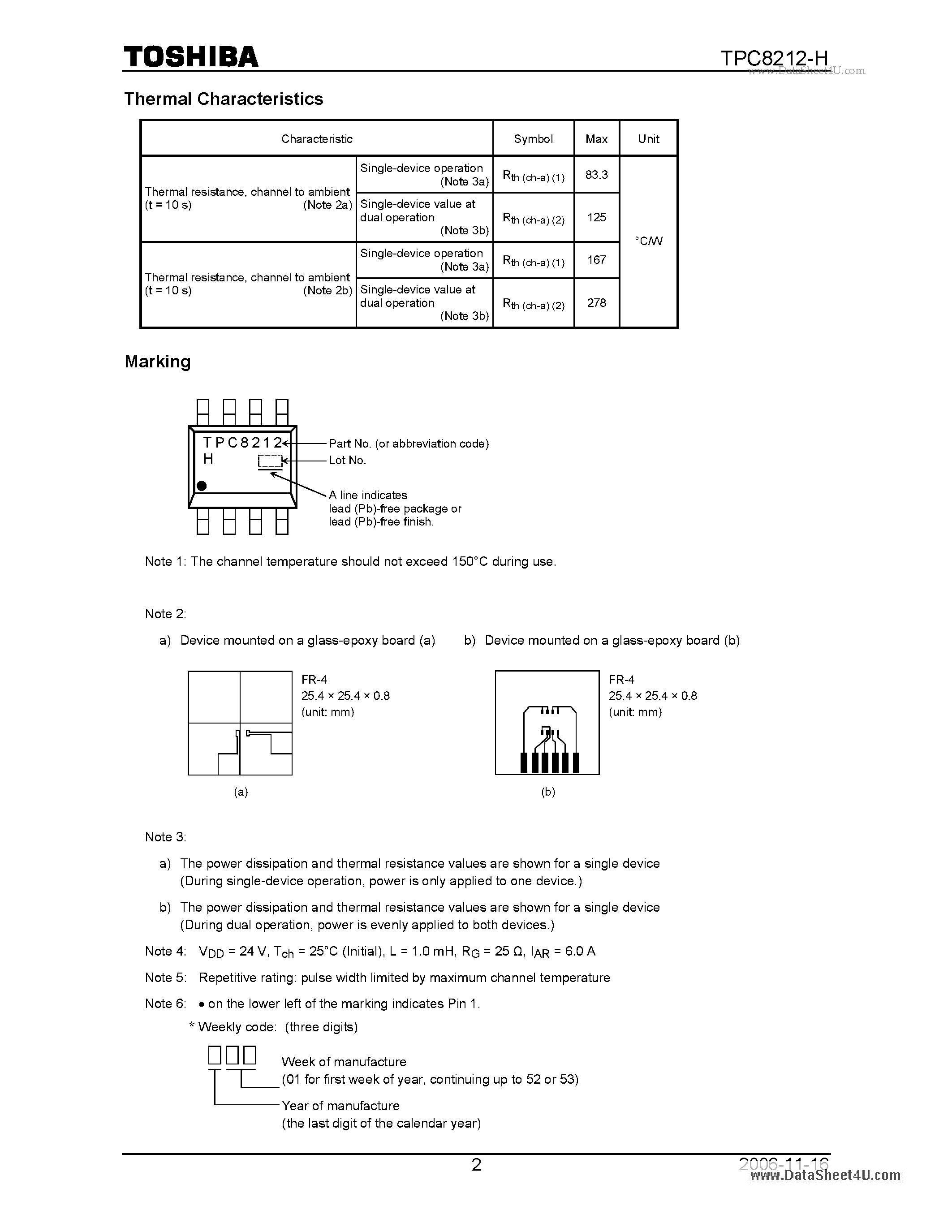 Даташит TPC8212-H - High-Efficiency DC/DC Converter Applications страница 2