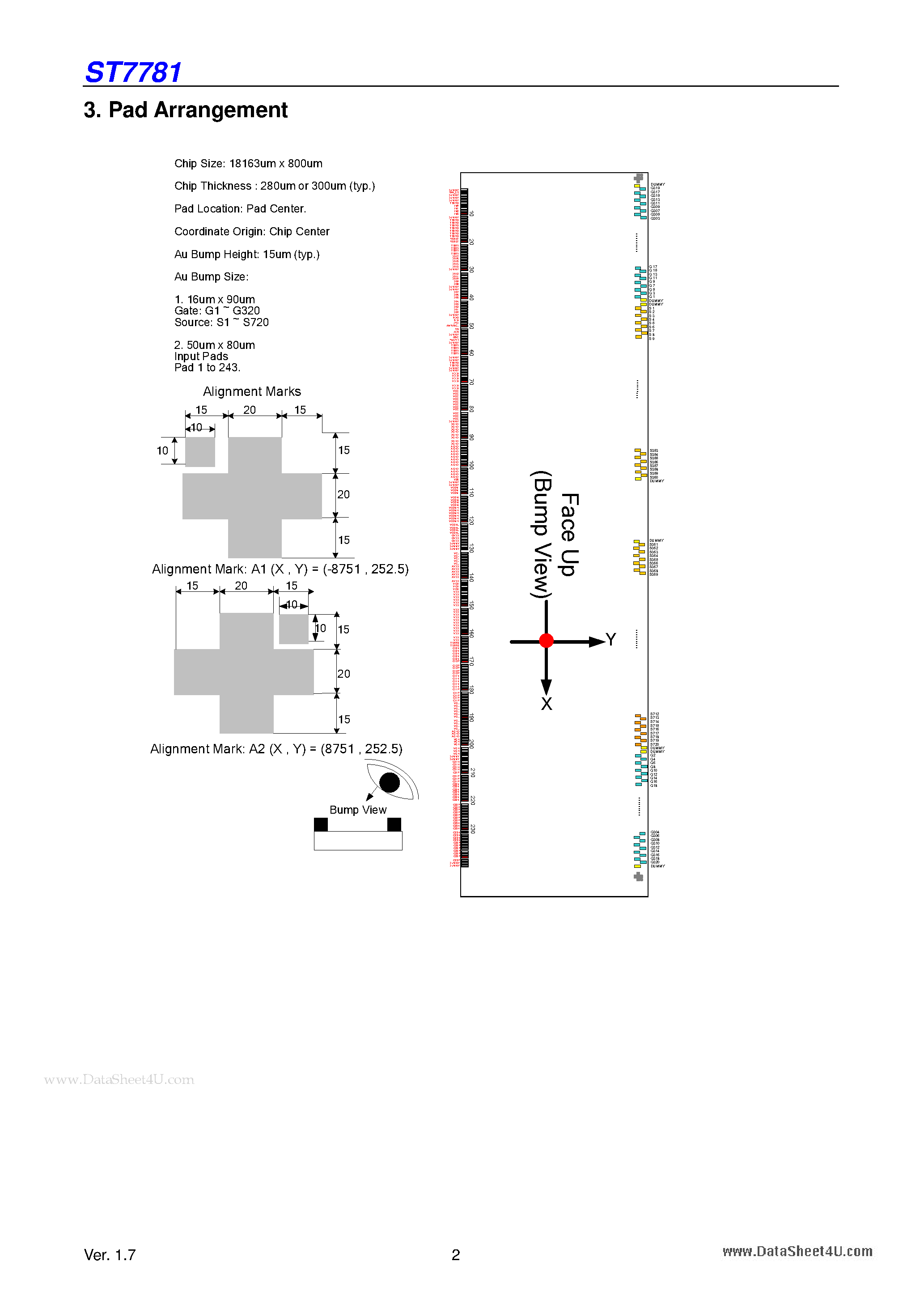 Datasheet ST7781 - 262K Color Single-Chip TFT Controller/Driver page 2