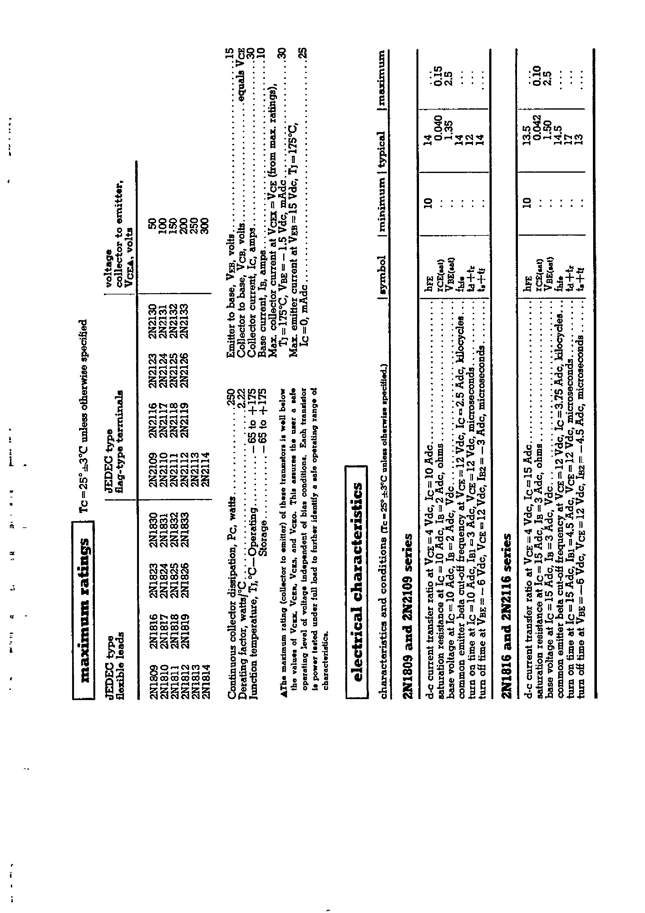 Datasheet 2N1819 - TRANSISTOR page 2