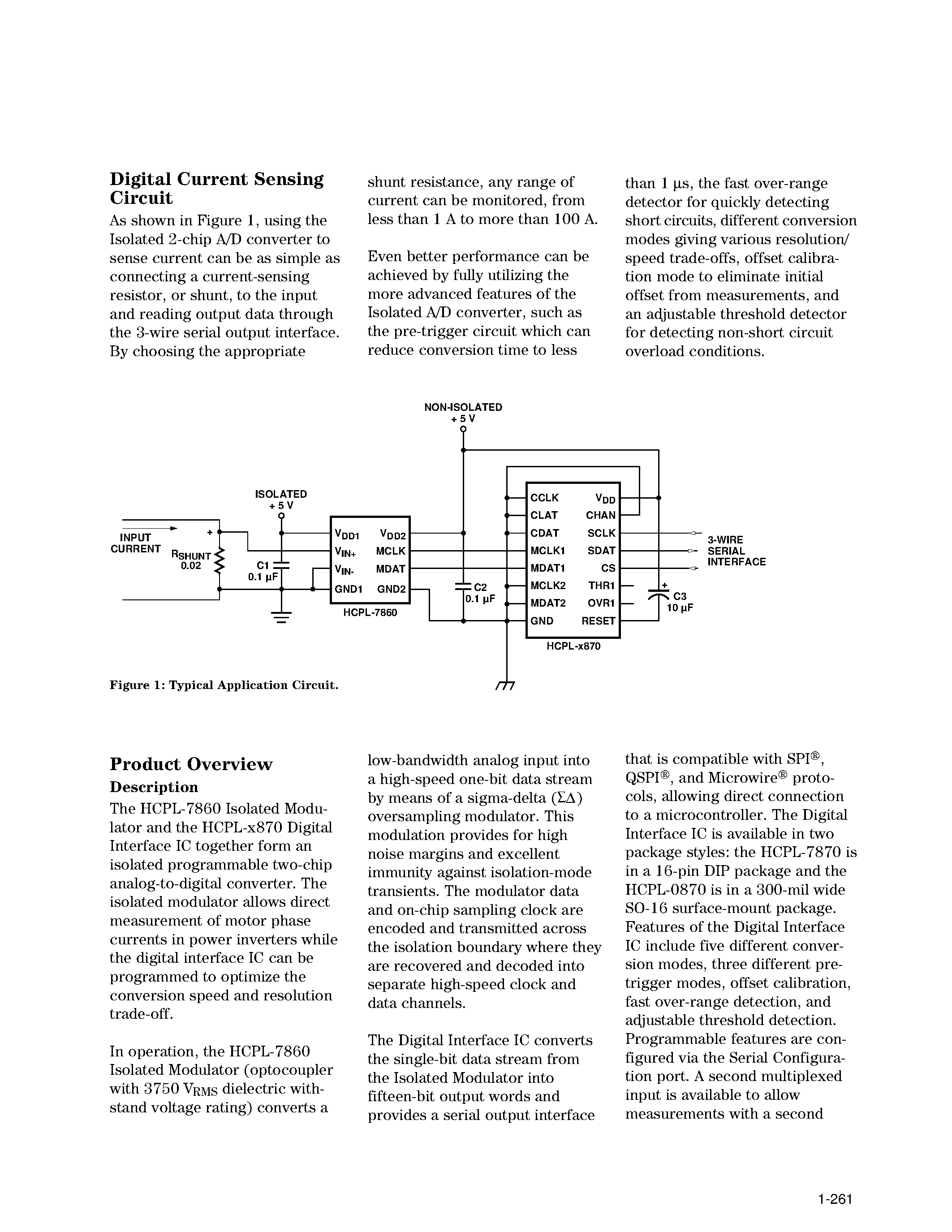 Datasheet HCPL-7860 - Isolated 15-bit A/D Converter page 2