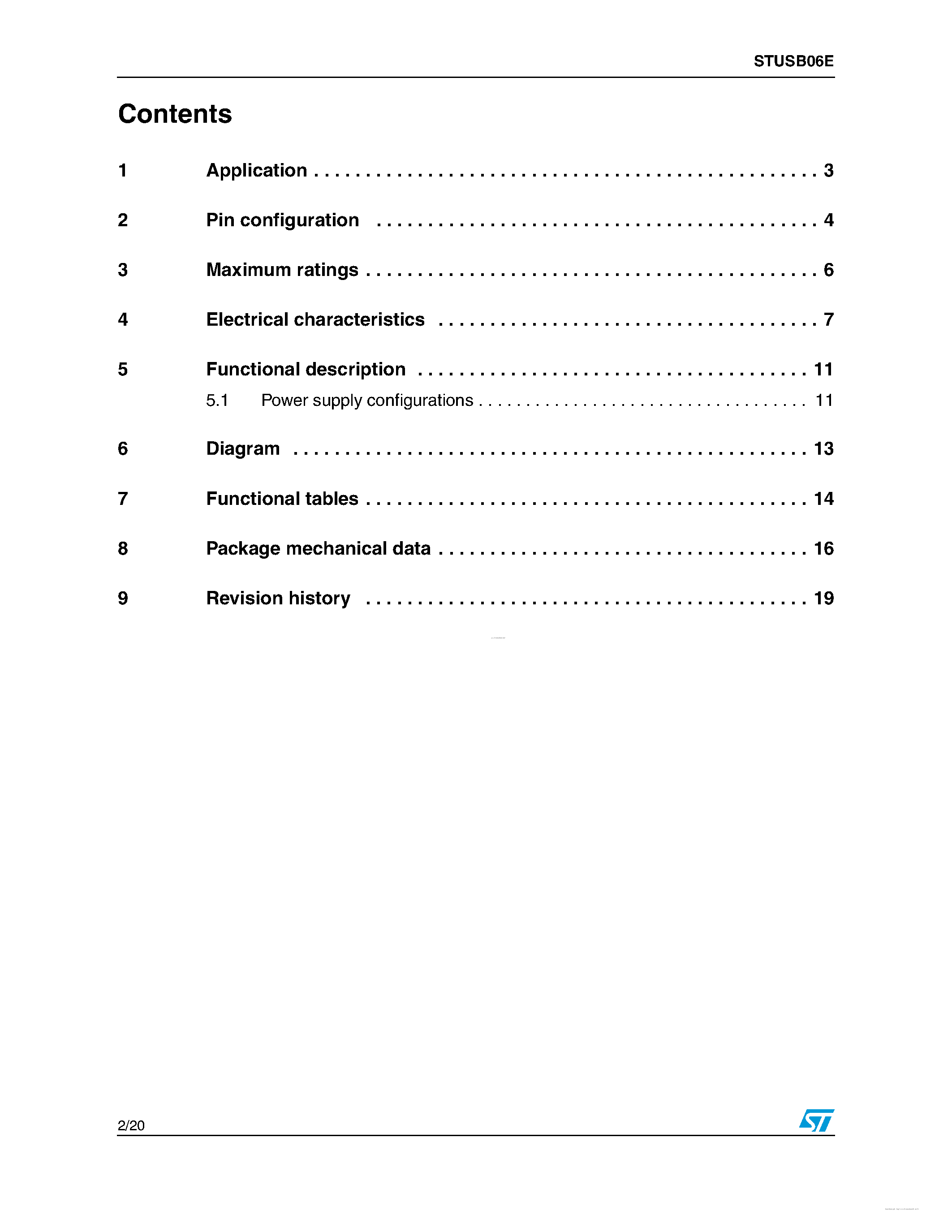 Даташит STUSB06E - страница 2