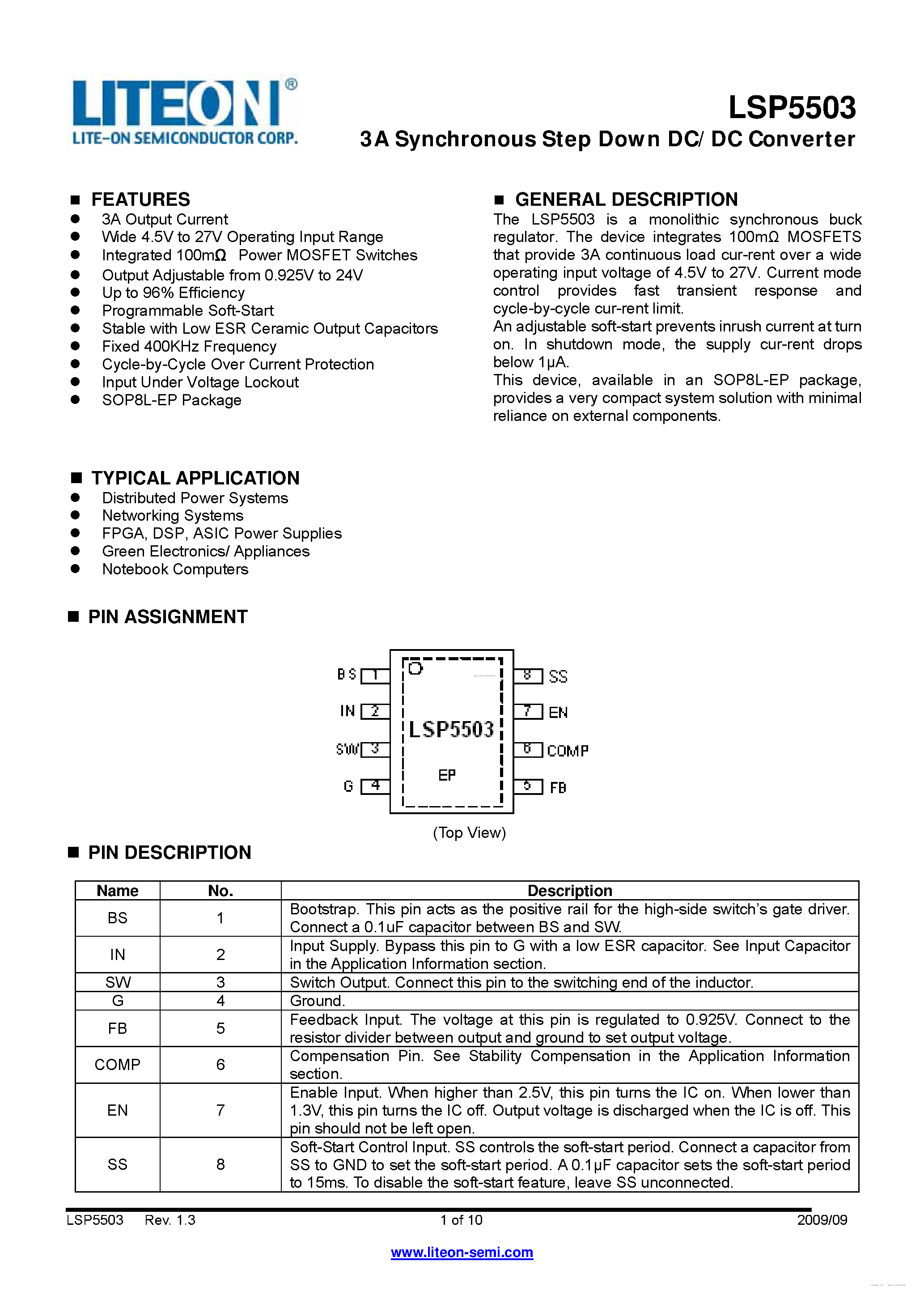 Lsp5503l схема включения - 95 фото