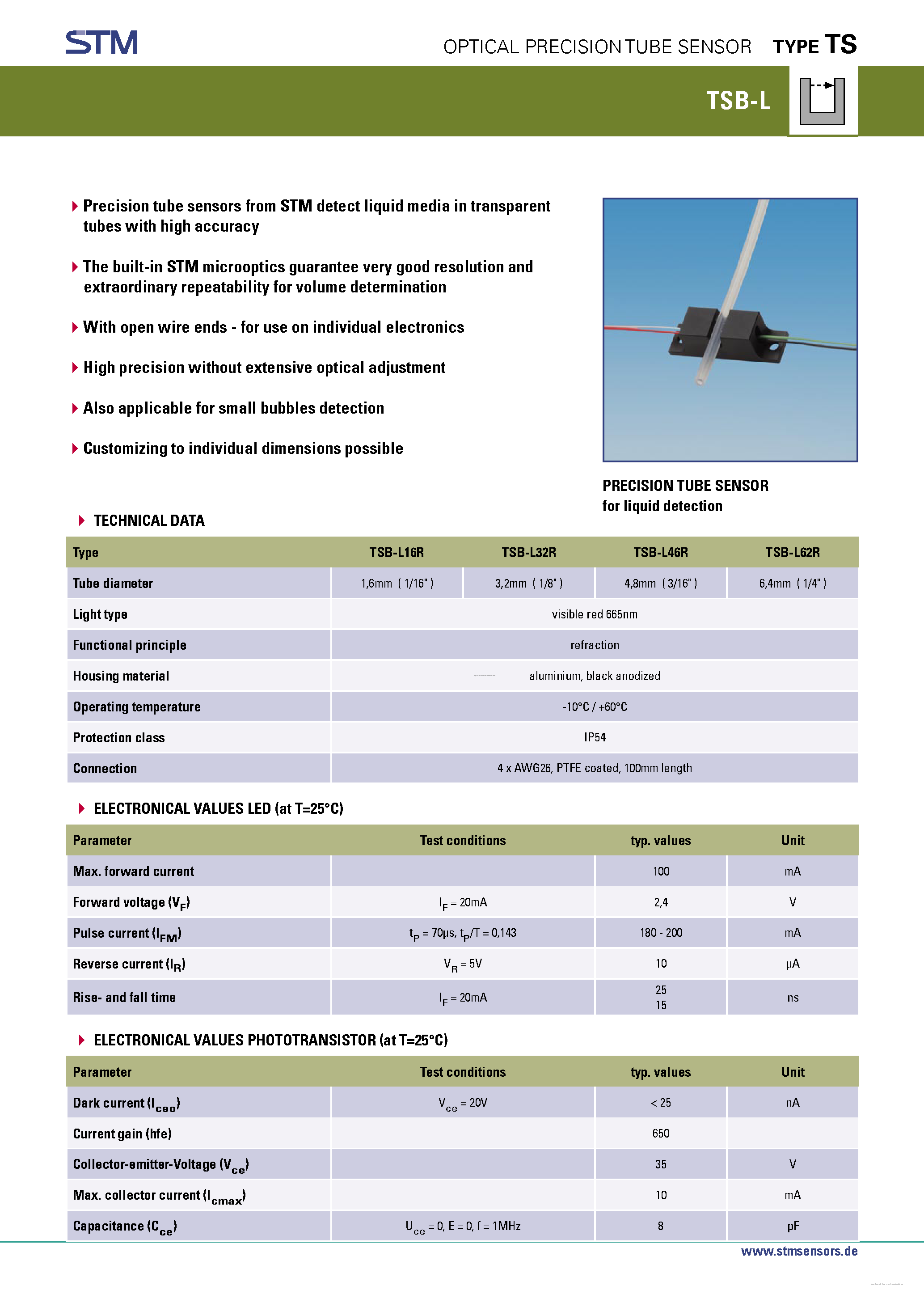 Datasheet TSB-L - page 1