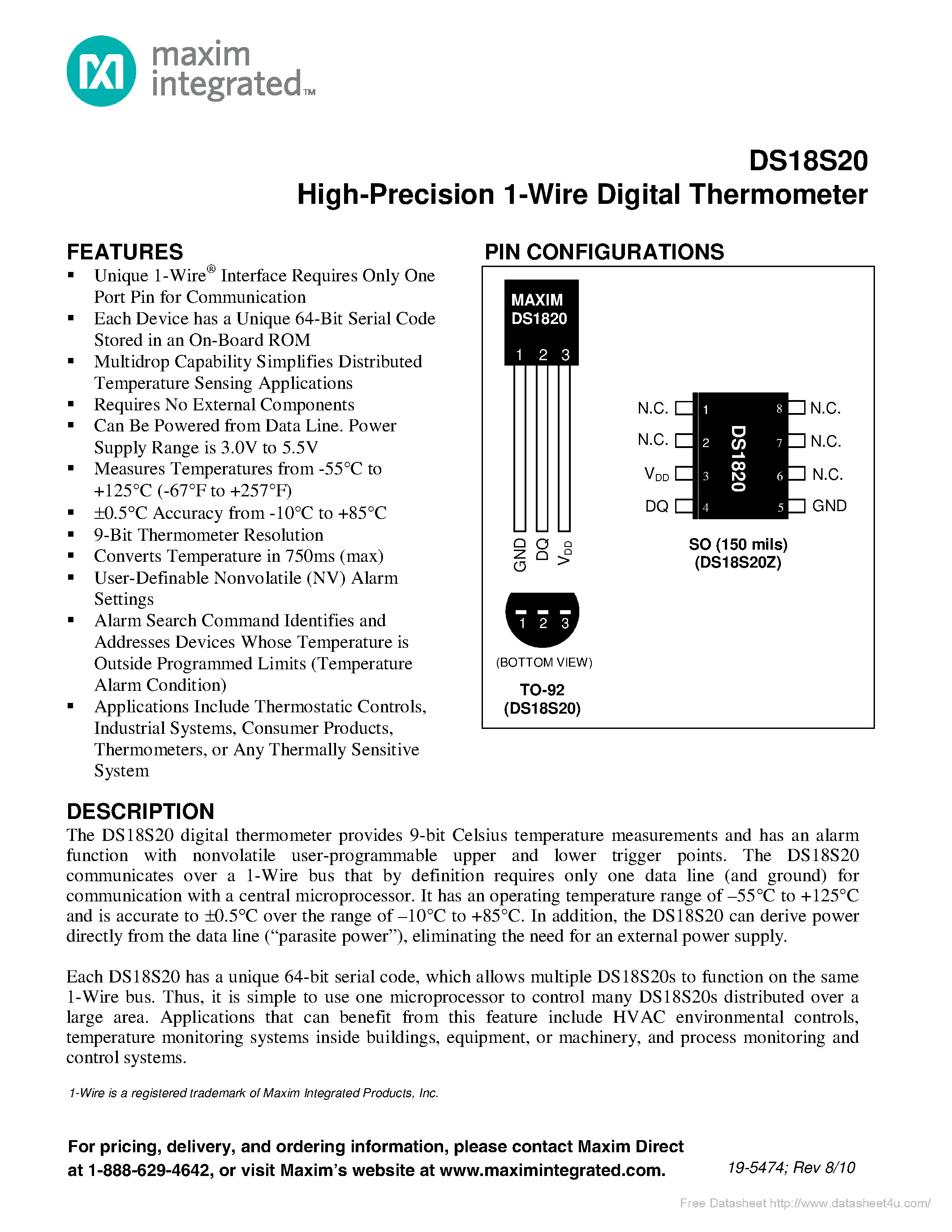 Ds description. 18ds20 Datasheet. Ds18d20 Datasheet. Dalas 18b20 даташит. Ds18s20 Datasheet.