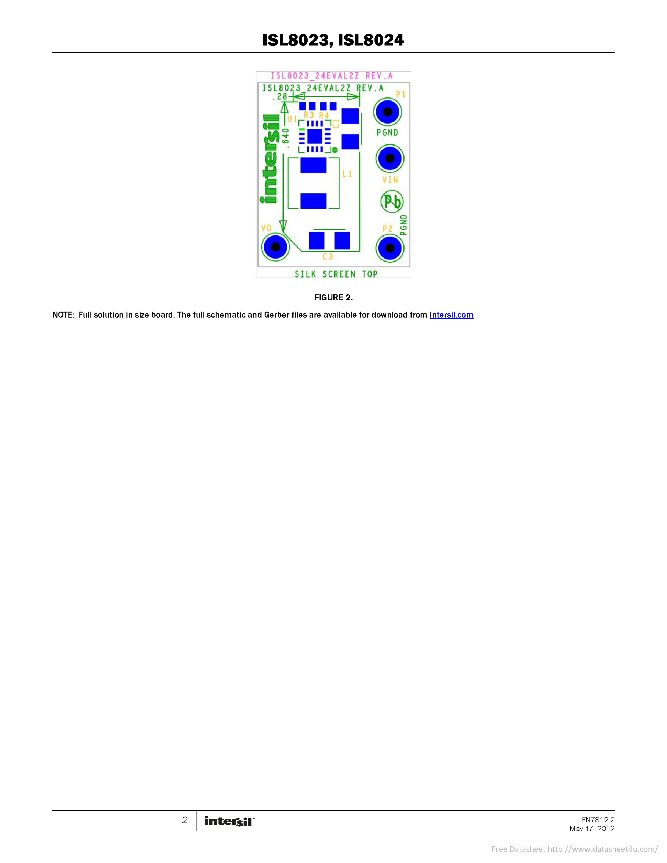 Datasheet ISL8023 - page 2