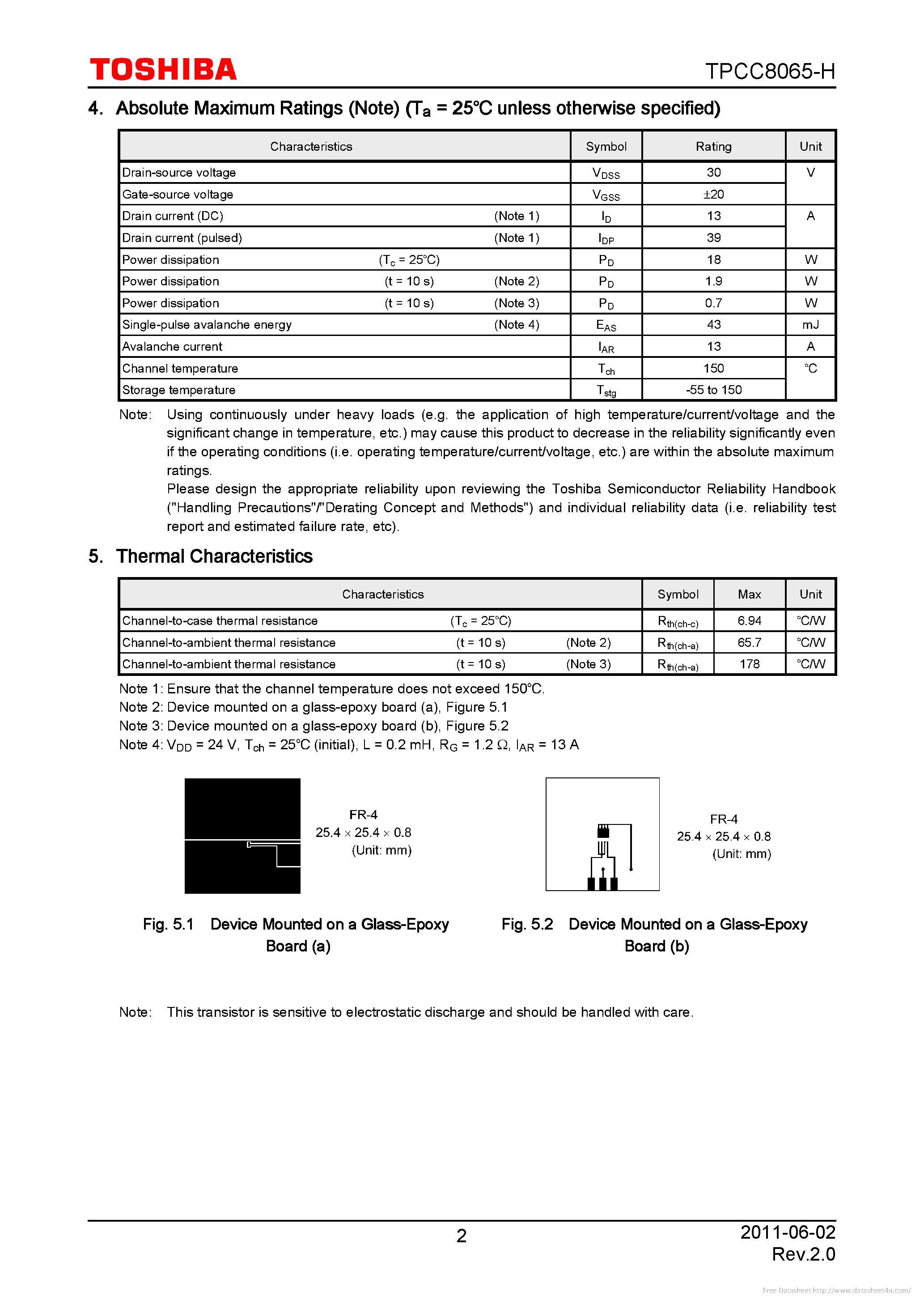 Даташит TPCC8065-H - страница 2