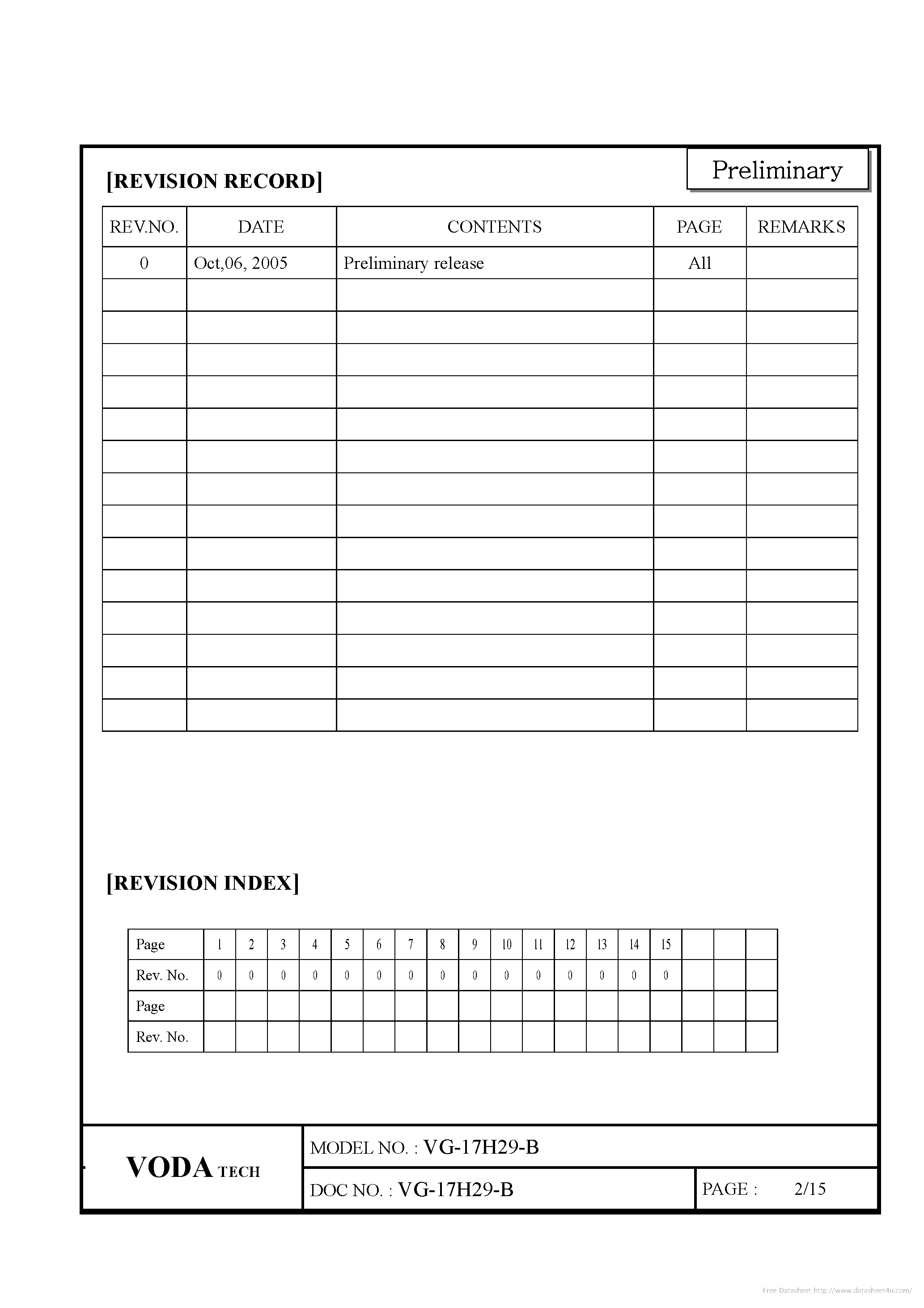 Datasheet VG-17H29-TLT-B - page 2