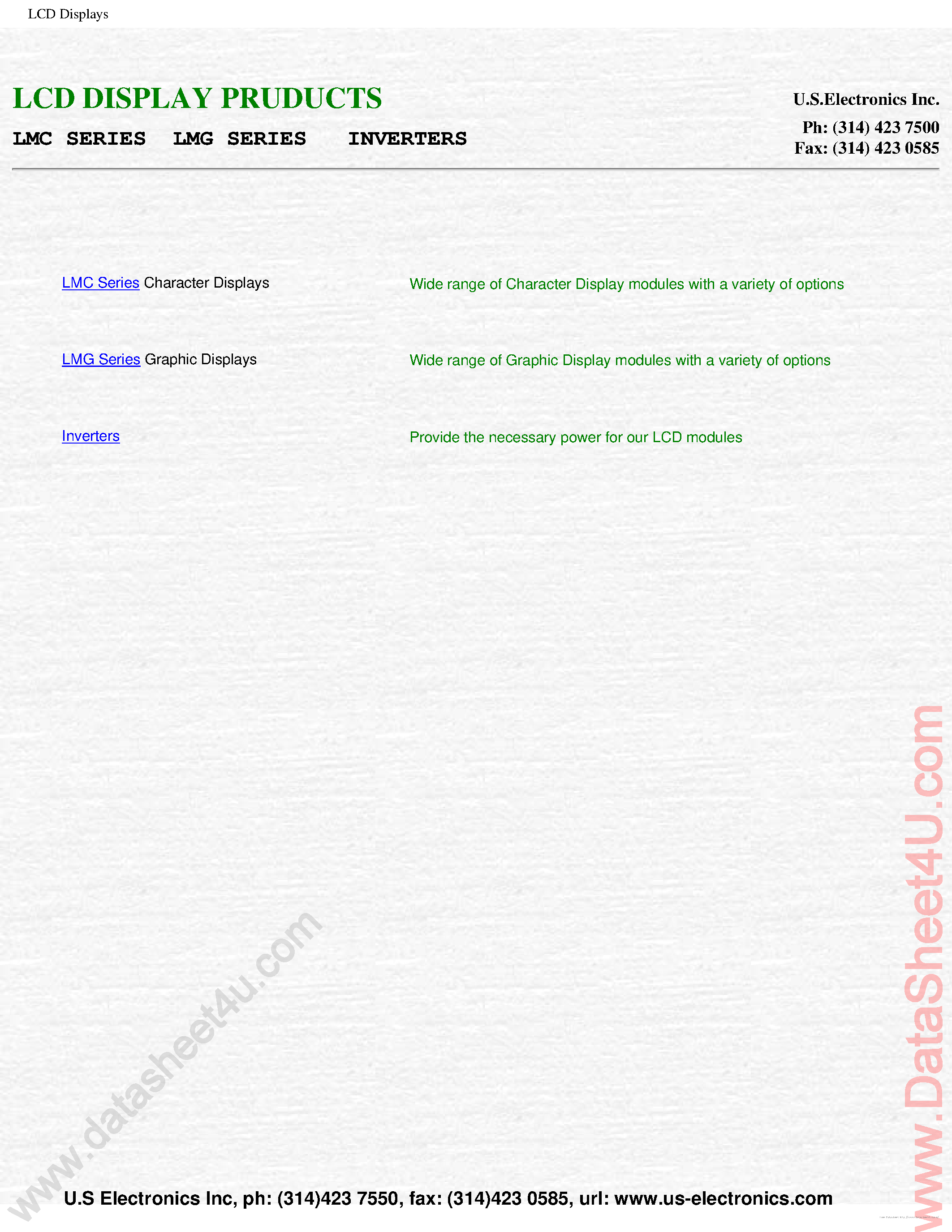 Datasheet SSC1C16DLGY - page 1