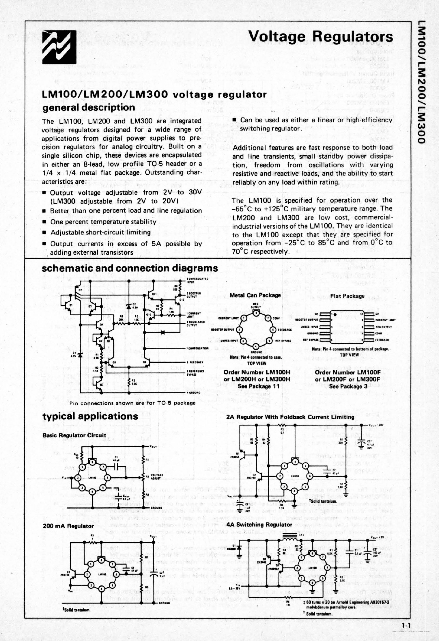 Datasheet LM200 - page 1