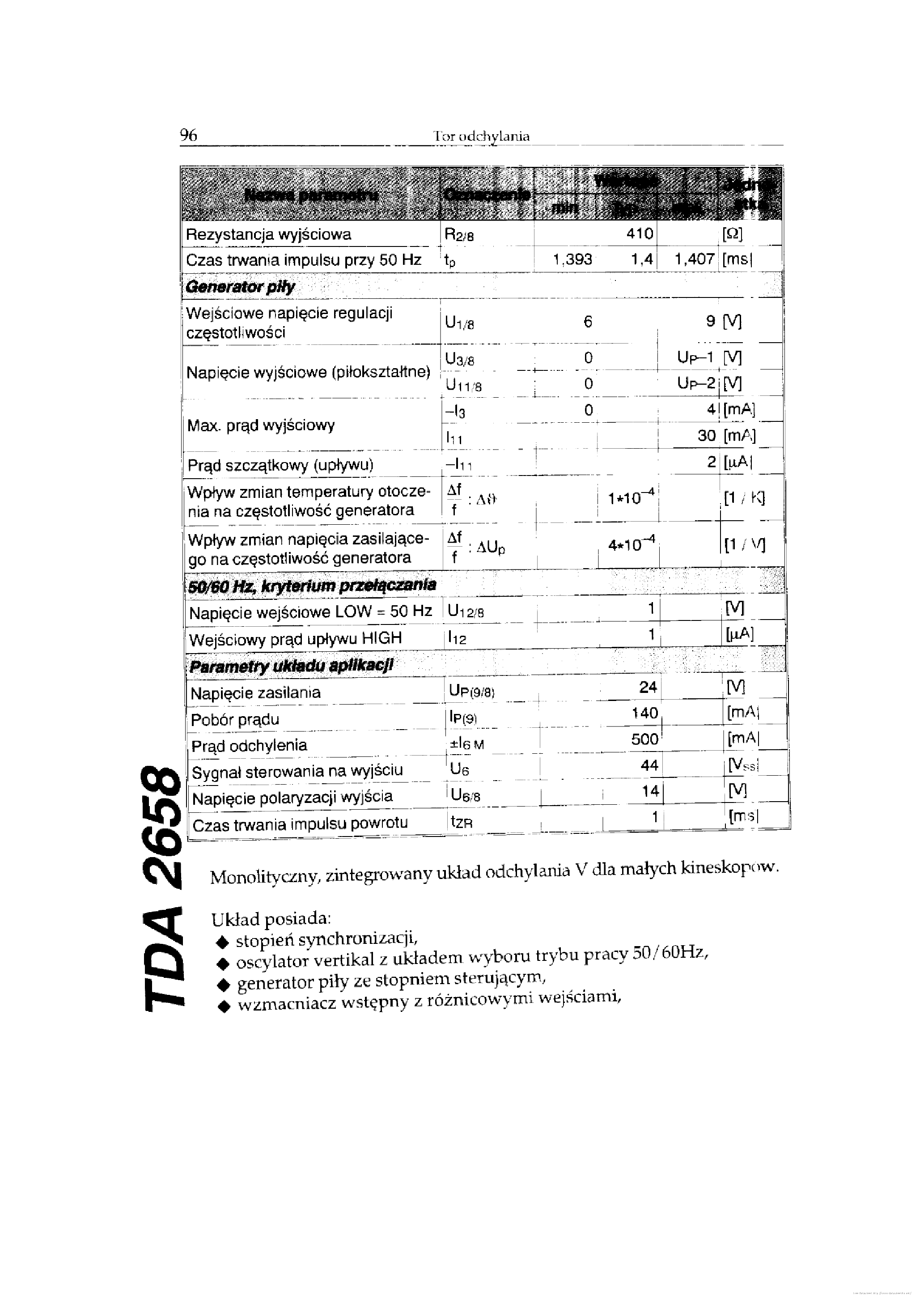 Даташит TDA2658 - страница 1