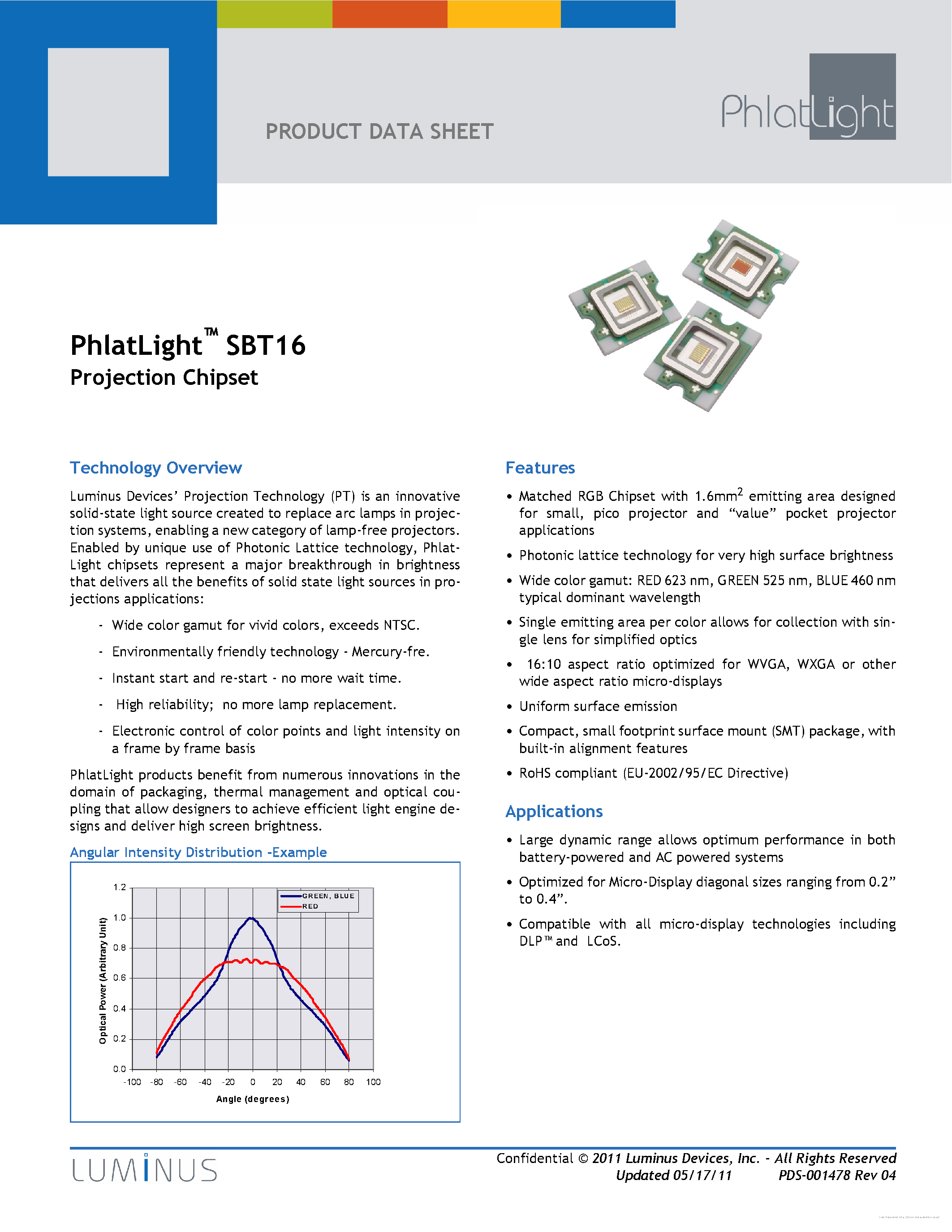 Datasheet SBT-16-B-J11-EPA - page 1