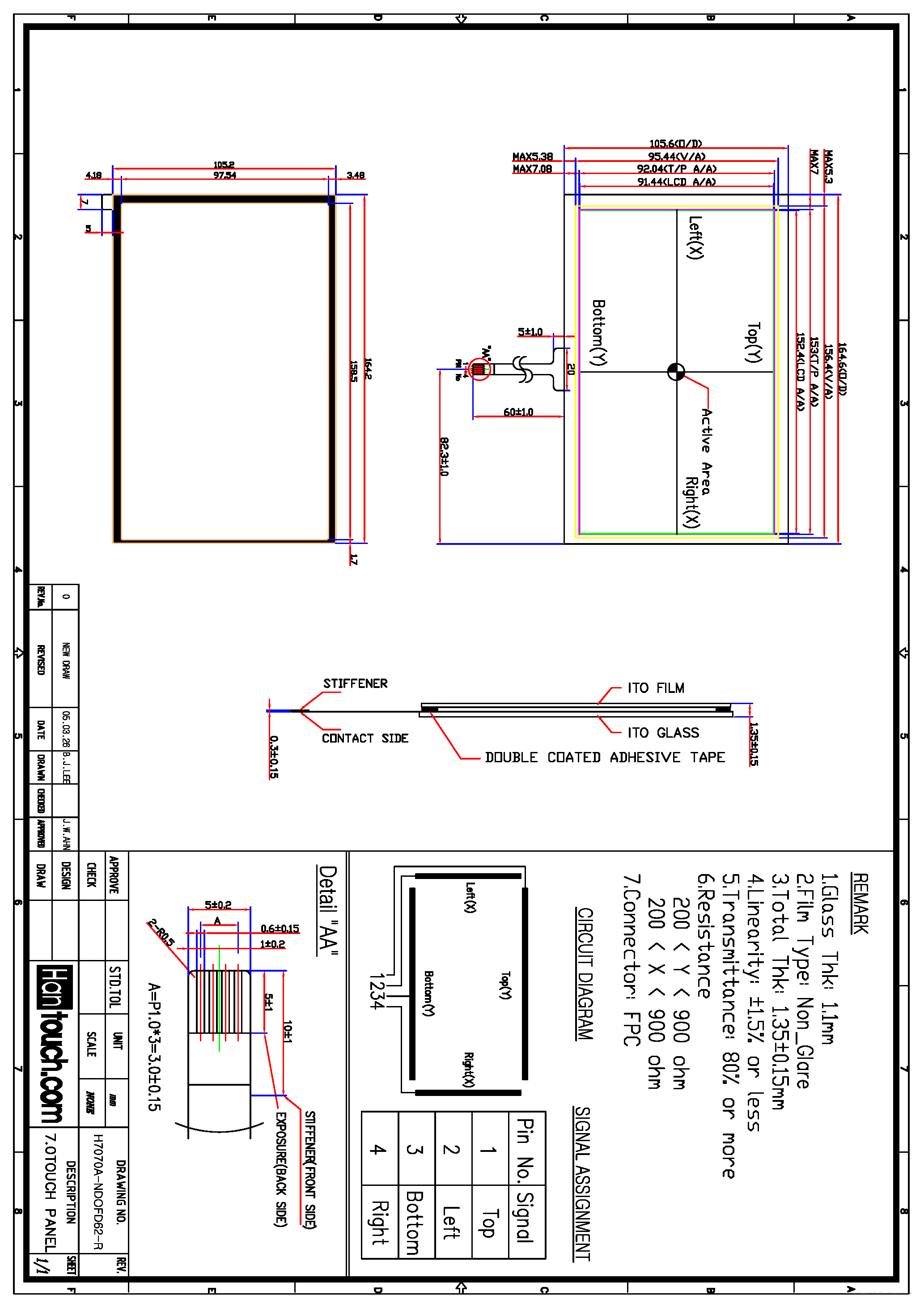 Datasheet H7070A-NDOFD62-R - page 1