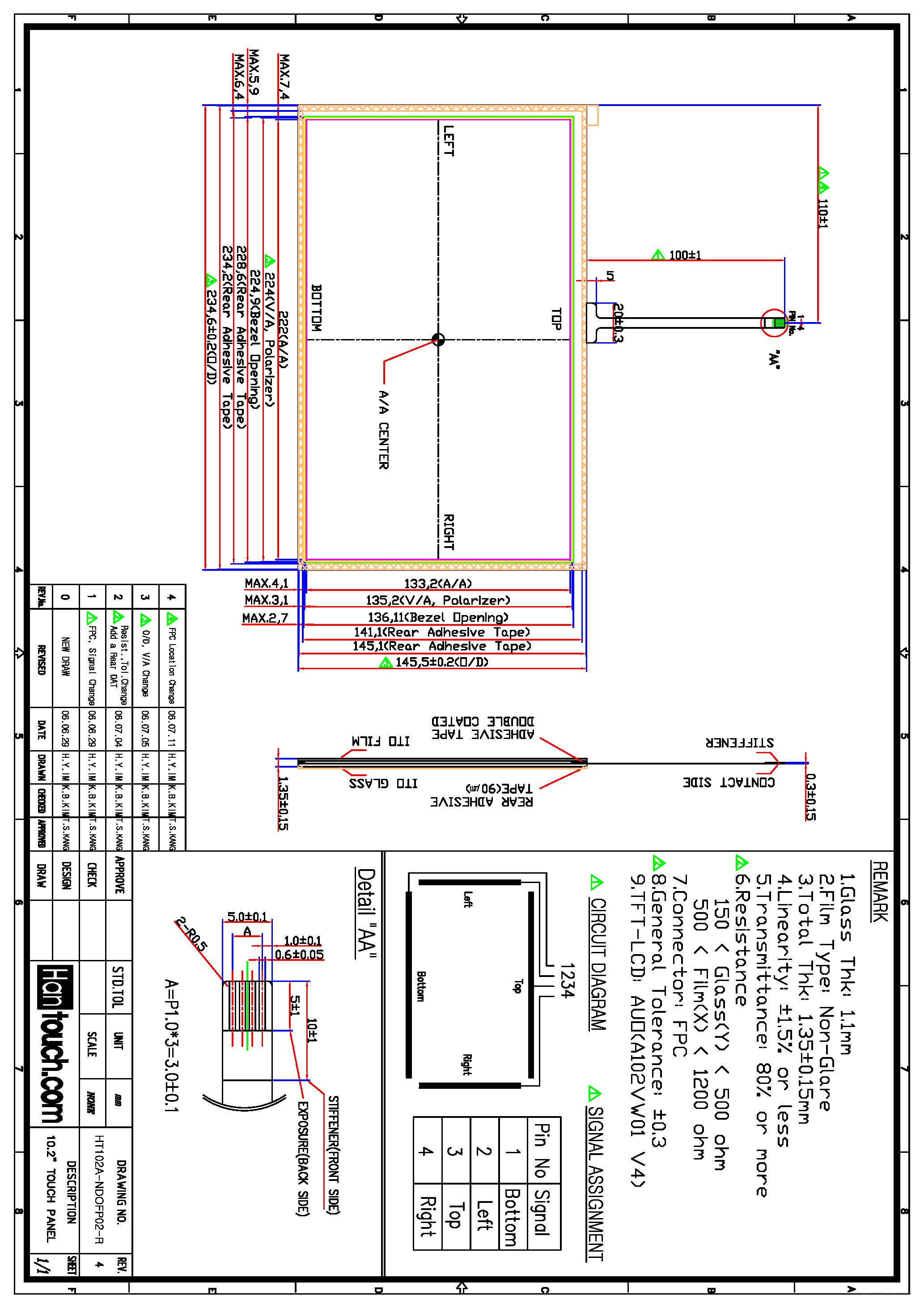 Datasheet HT102A-NDOFP02-R - page 1