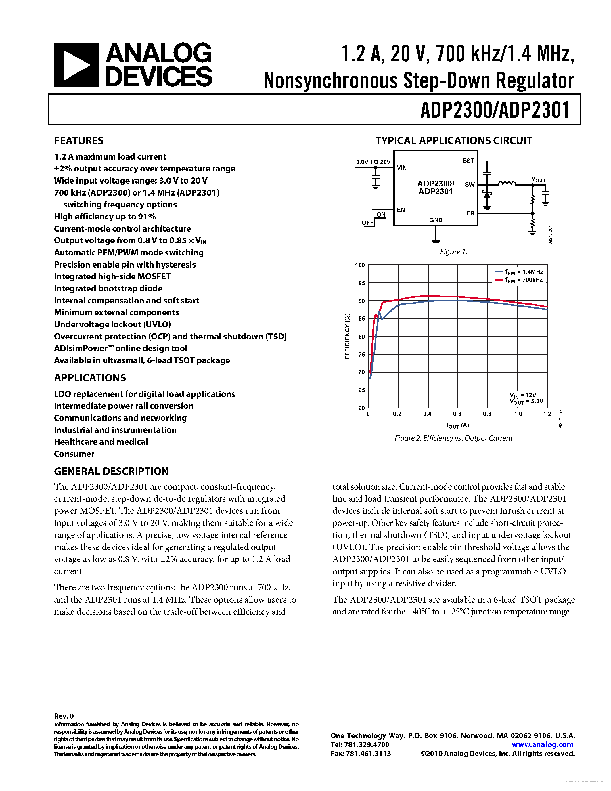 Datasheet ADP2300 - page 1